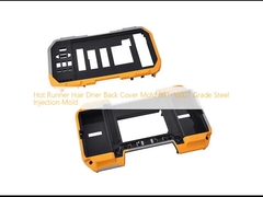 Hot Runner Hair Drier Back Cover Mold 80T-1600T Grade Steel Injection Mold